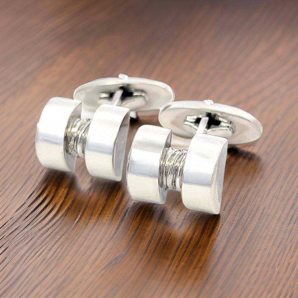 Georg Jensen Estate Cufflinks Sterling Silver 15.4 Grams GJ38